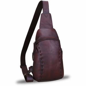 Leather Silng Bag for Women and Men Vintage Real Leather Sling😄